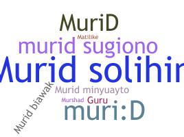 Surnom - Murid
