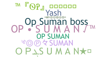 Surnom - OPSUMAN