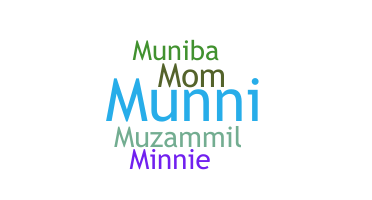 Surnom - Muneeba