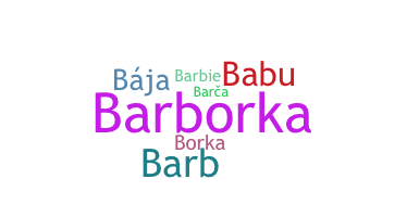 Surnom - Barbora