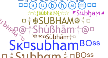 Surnom - Subham