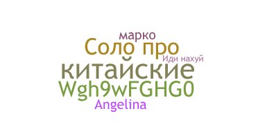 Surnom - китайские