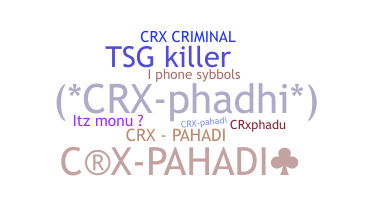 Surnom - CRXPAHADI