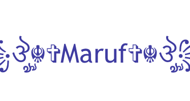 Surnom - Maruf