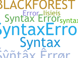 Surnom - Syntaxerror